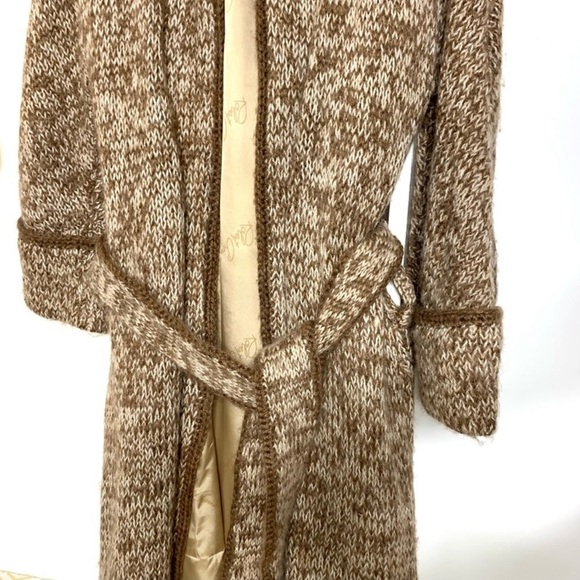 Vintage Robert Chernin Sweater Cardigan Loose Long Winter Autumn Coat Sz Large - Picture 6 of 16